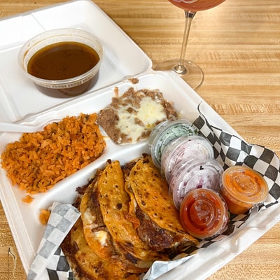 Birria Taco Plate (3)